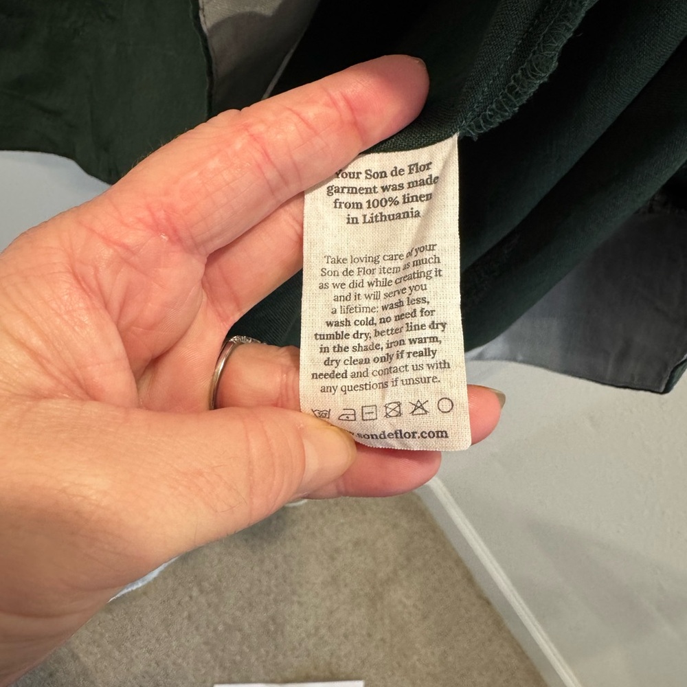 Evergreen Son de Flor classic dress size L - Picture 6 of 7